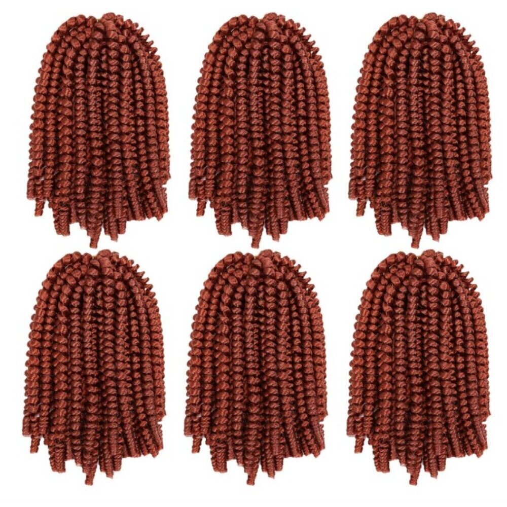 NEW SPRING TWIST HAIR EXTENSIONS 6 PACK 16 INCH